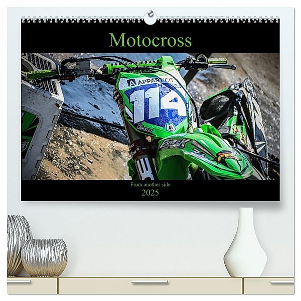 Motocross From another side 2025 (hochwertiger Premium Wandkalender 2025 DIN A2 quer), Kunstdruck in Hochglanz, Calvendo, Arne Fitkau Fotografie & Design