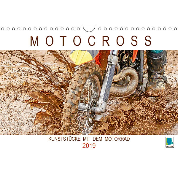 Motocross: Kunststücke mit dem Motorrad (Wandkalender 2019 DIN A4 quer), Calvendo