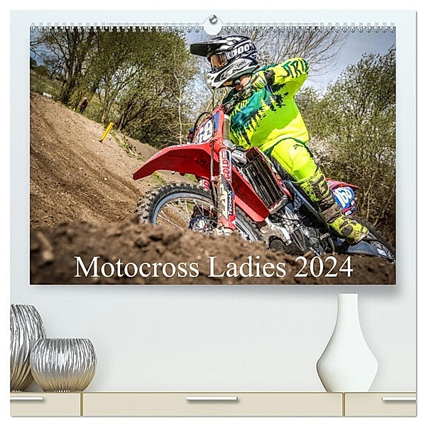 Motocross Ladies 2024 (hochwertiger Premium Wandkalender 2024 DIN A2 quer), Kunstdruck in Hochglanz, Arne Fitkau Fotografie & Design