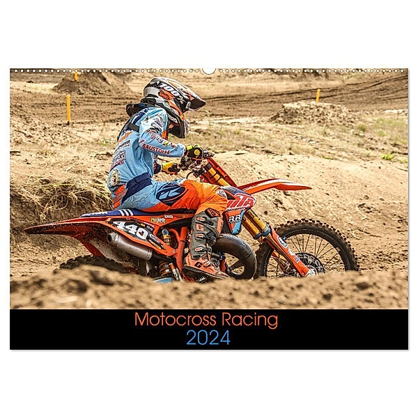 Motocross Racing 2024 (Wandkalender 2024 DIN A2 quer), CALVENDO Monatskalender, Arne Fitkau Fotografie & Design
