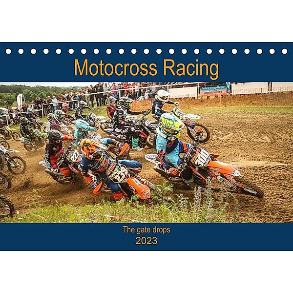 Motocross Racing - The gate drops (Tischkalender 2023 DIN A5 quer), Arne Fitkau Fotografie & Design