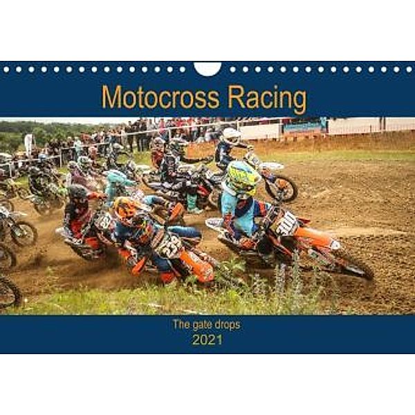 Motocross Racing - The gate drops (Wandkalender 2021 DIN A4 quer), Arne Fitkau Fotografie & Design