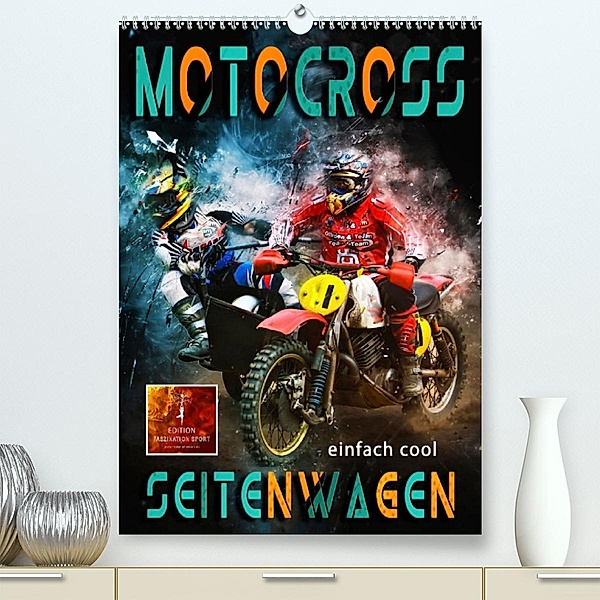Motocross Seitenwagen - einfach cool (Premium, hochwertiger DIN A2 Wandkalender 2023, Kunstdruck in Hochglanz), Peter Roder