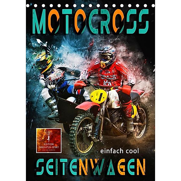 Motocross Seitenwagen - einfach cool (Tischkalender 2023 DIN A5 hoch), Peter Roder