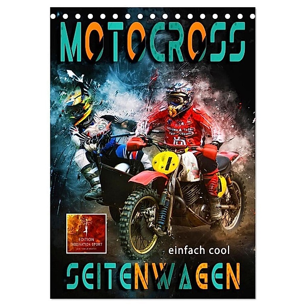 Motocross Seitenwagen - einfach cool (Tischkalender 2024 DIN A5 hoch), CALVENDO Monatskalender, Peter Roder