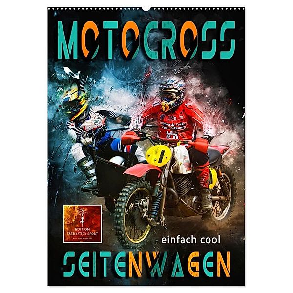 Motocross Seitenwagen - einfach cool (Wandkalender 2024 DIN A2 hoch), CALVENDO Monatskalender, Peter Roder