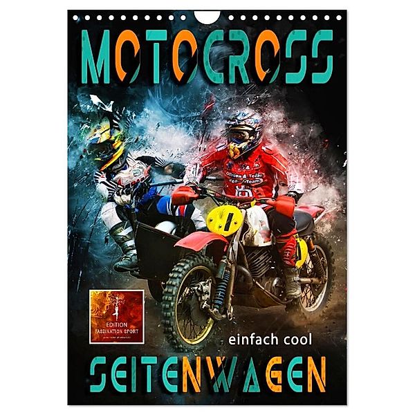 Motocross Seitenwagen - einfach cool (Wandkalender 2024 DIN A4 hoch), CALVENDO Monatskalender, Peter Roder