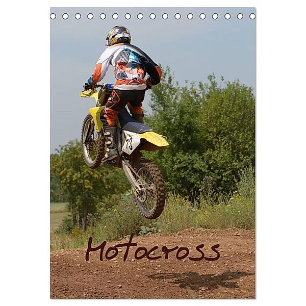 Motocross Terminplaner (Tischkalender 2024 DIN A5 hoch), CALVENDO Monatskalender, Jochen Dietrich
