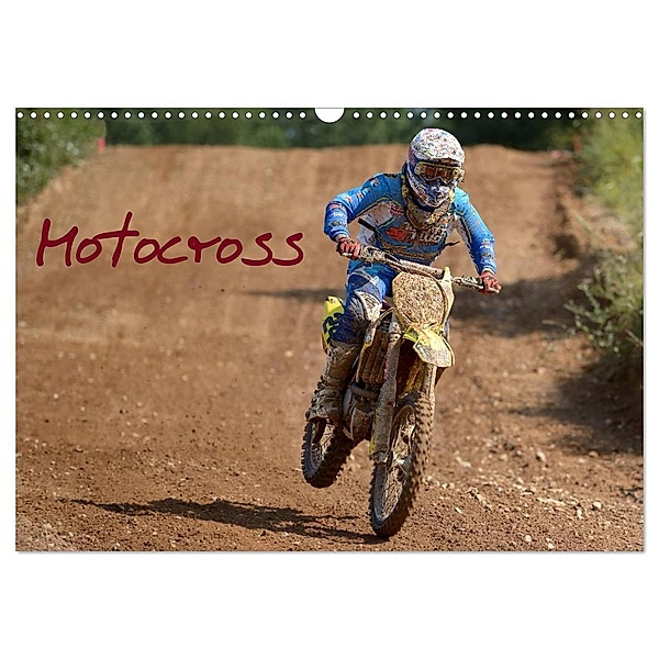 Motocross - Terminplaner (Wandkalender 2024 DIN A3 quer), CALVENDO Monatskalender, Jochen Dietrich