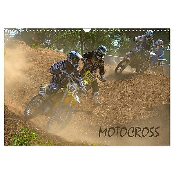Motocross (Wandkalender 2024 DIN A3 quer), CALVENDO Monatskalender, Jochen Dietrich
