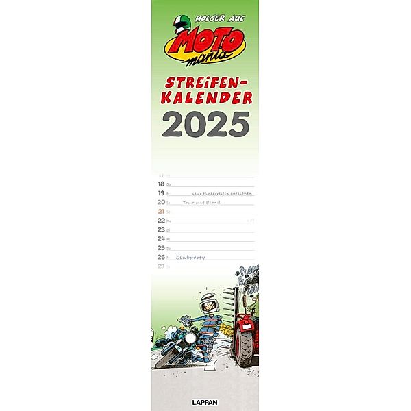 MOTOmania Streifenkalender 2025, Holger Aue