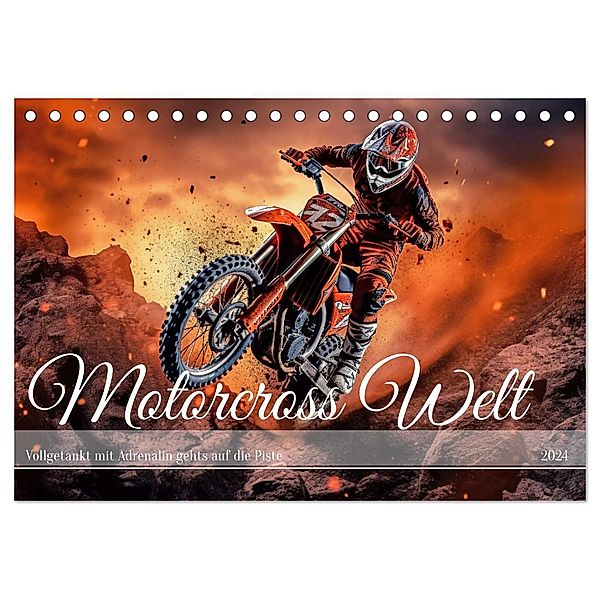 Motorcross Welt (Tischkalender 2024 DIN A5 quer), CALVENDO Monatskalender, Steffen Gierok-Latnaik