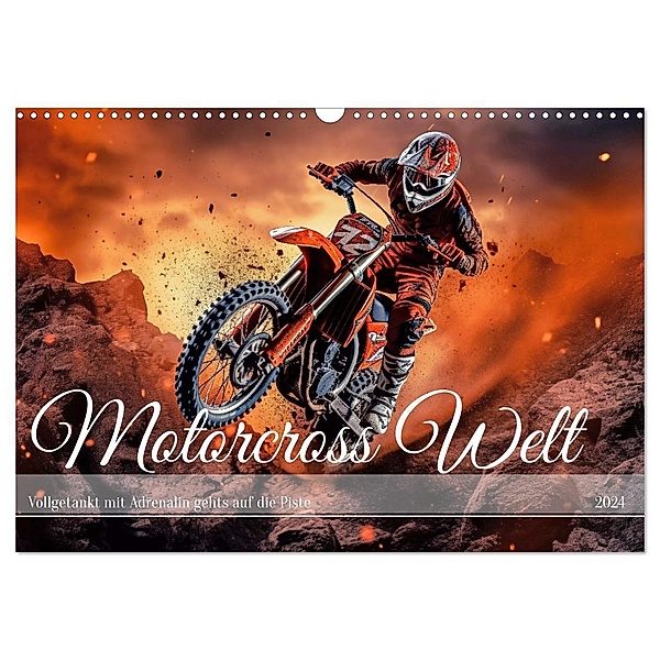 Motorcross Welt (Wandkalender 2024 DIN A3 quer), CALVENDO Monatskalender, Steffen Gierok-Latnaik