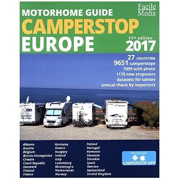 Motorhome Guide Camperstop Europa 2017