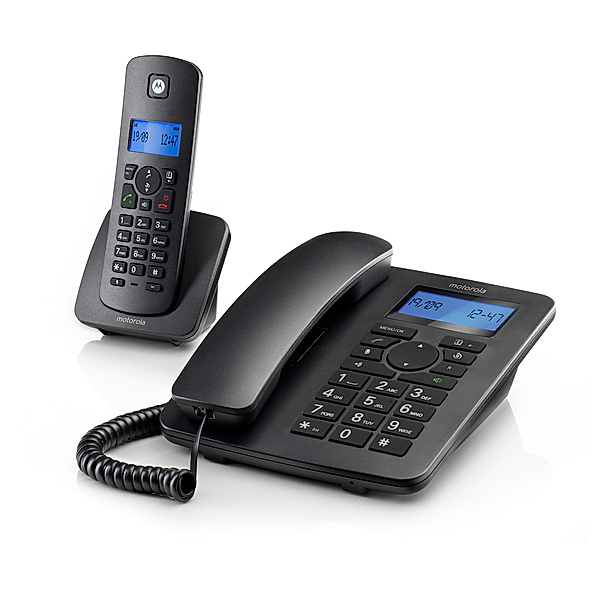 Motorola C4201 black, Festnetztelefon