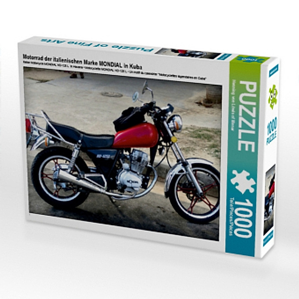 Motorrad der italienischen Marke MONDIAL in Kuba (Puzzle), Henning von Löwis of Menar