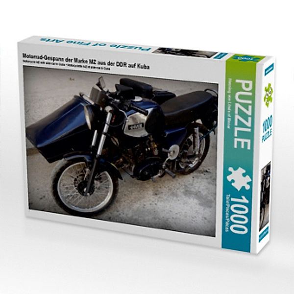 Motorrad-Gespann der Marke MZ aus der DDR auf Kuba (Puzzle), Henning von Löwis of Menar