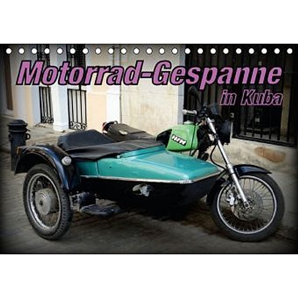 Motorrad-Gespanne in Kuba (Tischkalender 2016 DIN A5 quer), Henning von Löwis of Menar