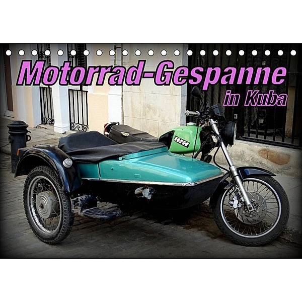 Motorrad-Gespanne in Kuba (Tischkalender 2023 DIN A5 quer), Henning von Löwis of Menar, Henning von Löwis of Menar