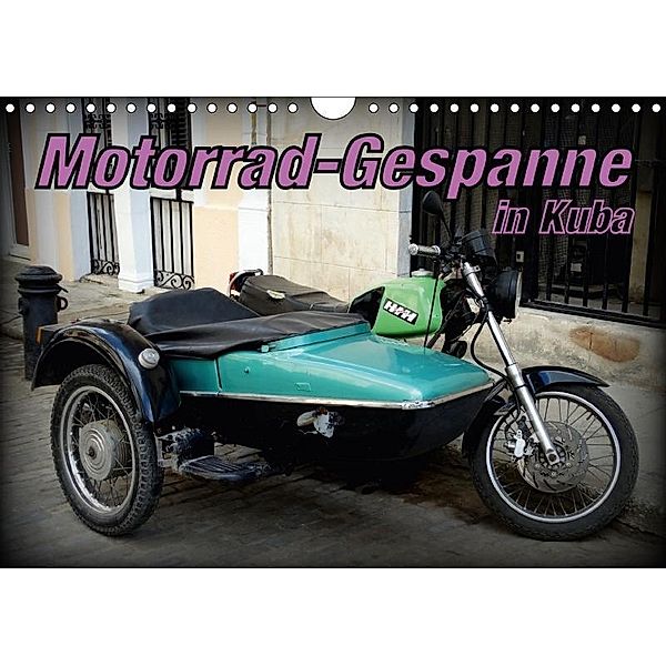 Motorrad-Gespanne in Kuba (Wandkalender 2017 DIN A4 quer), Henning von Löwis of Menar
