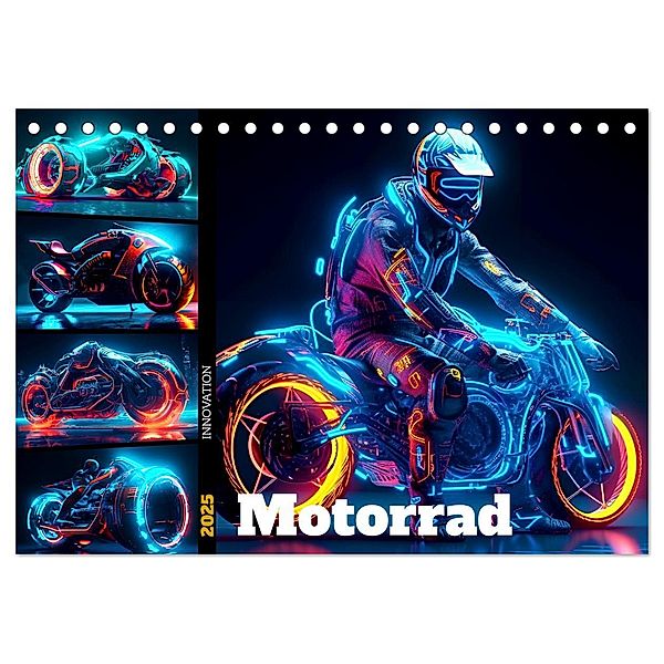 Motorrad Innovation (Tischkalender 2025 DIN A5 quer), CALVENDO Monatskalender, Calvendo, Monika Altenburger