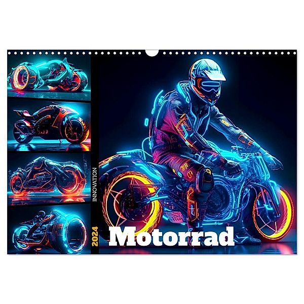 Motorrad Innovation (Wandkalender 2024 DIN A3 quer), CALVENDO Monatskalender, Monika Altenburger