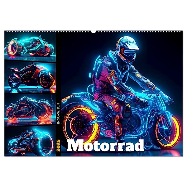 Motorrad Innovation (Wandkalender 2025 DIN A2 quer), CALVENDO Monatskalender, Calvendo, Monika Altenburger