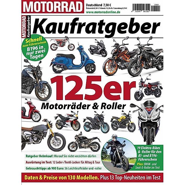 Motorrad Kaufratgeber - 125er Roller Buch versandkostenfrei bei Weltbild.de  bestellen