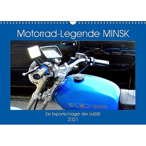 Motorrad-Legende MINSK - Ein Exportschlager der UdSSR (Wandkalender 2021 DIN A3 quer), Henning von Löwis of Menar, Henning von Löwis of Menar