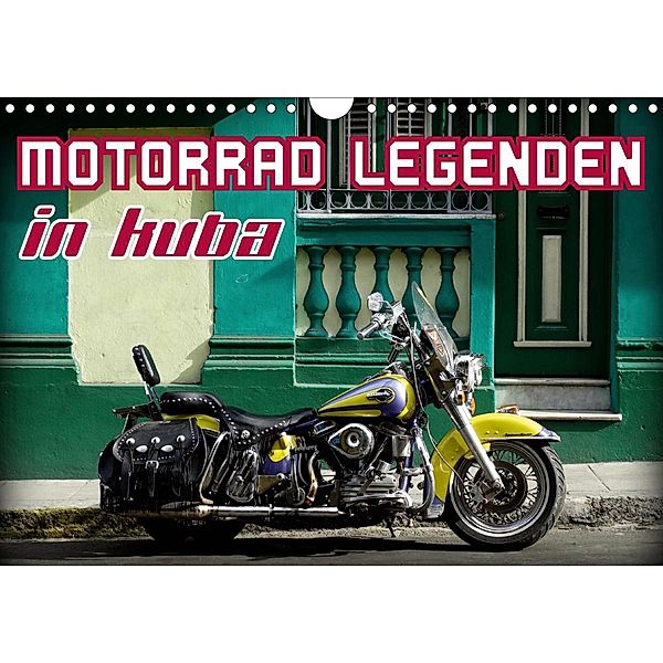 Motorrad Legenden in Kuba (Wandkalender 2021 DIN A4 quer), Henning von Löwis of Menar, Henning von Löwis of Menar