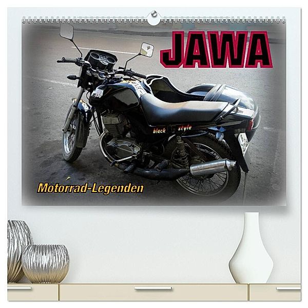 Motorrad-Legenden: JAWA (hochwertiger Premium Wandkalender 2024 DIN A2 quer), Kunstdruck in Hochglanz, Henning von Löwis of Menar