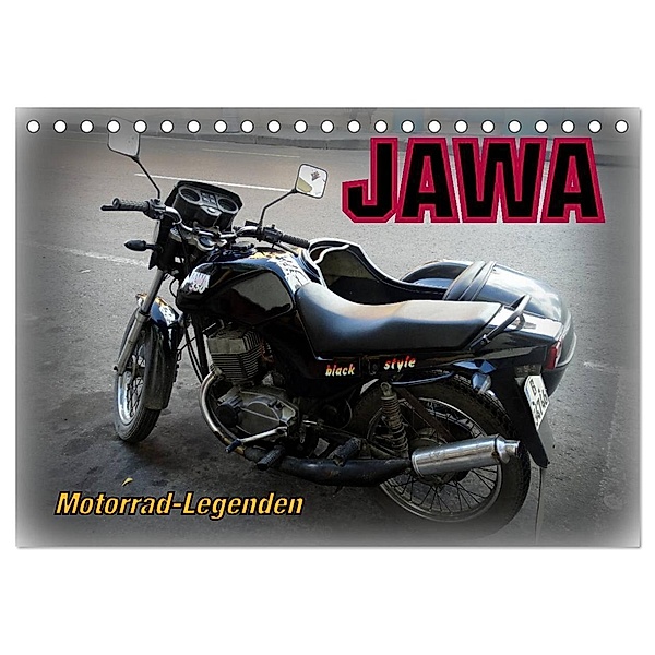 Motorrad-Legenden: JAWA (Tischkalender 2024 DIN A5 quer), CALVENDO Monatskalender, Henning von Löwis of Menar