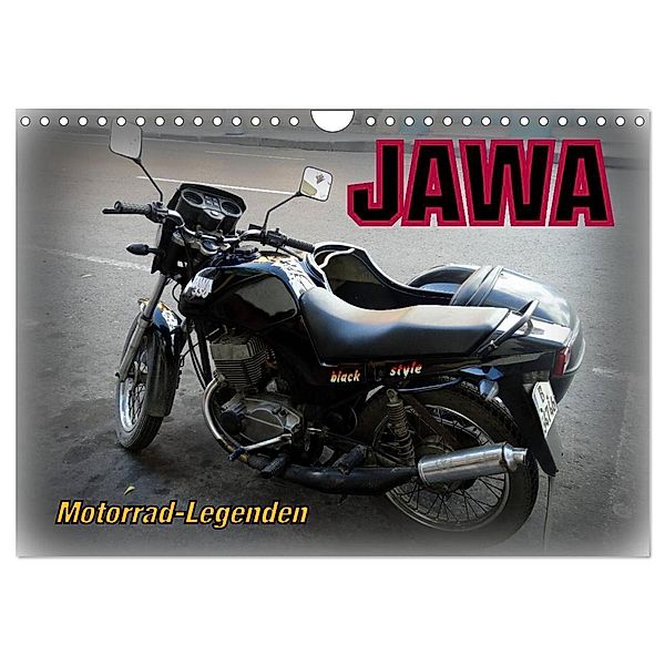 Motorrad-Legenden: JAWA (Wandkalender 2024 DIN A4 quer), CALVENDO Monatskalender, Henning von Löwis of Menar
