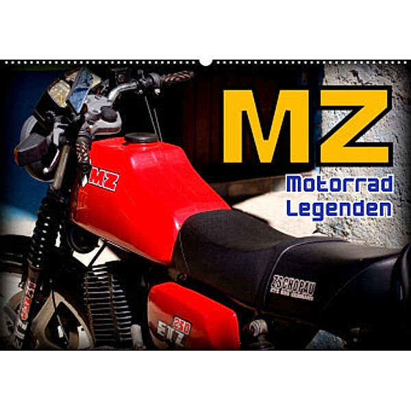 Motorrad-Legenden - MZ (Wandkalender 2023 DIN A2 quer), Henning von Löwis of Menar, Henning von Löwis of Menar