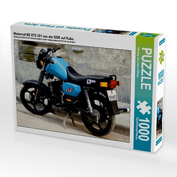 Motorrad MZ ETZ 251 aus der DDR auf Kuba (Puzzle), Henning von Löwis of Menar