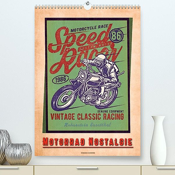 Motorrad Nostalgie (Premium, hochwertiger DIN A2 Wandkalender 2023, Kunstdruck in Hochglanz), Peter Roder
