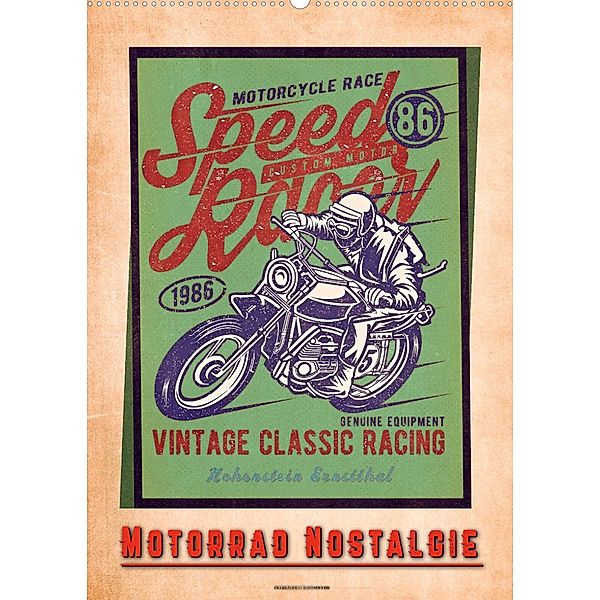 Motorrad Nostalgie (Wandkalender 2023 DIN A2 hoch), Peter Roder