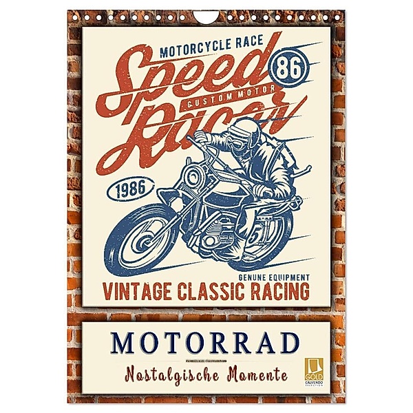 Motorrad - nostalgische Momente (Wandkalender 2024 DIN A4 hoch), CALVENDO Monatskalender, Peter Roder