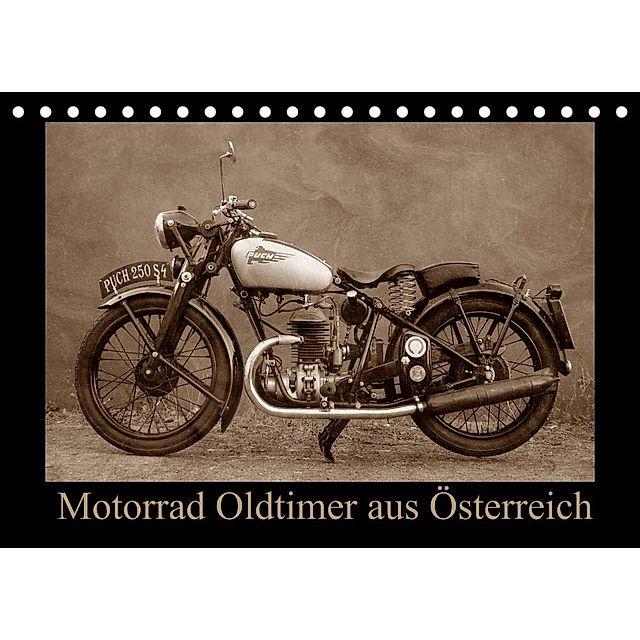 Motorrad Oldtimer aus Österreich Tischkalender 2023 DIN A5 quer - Kalender  bestellen