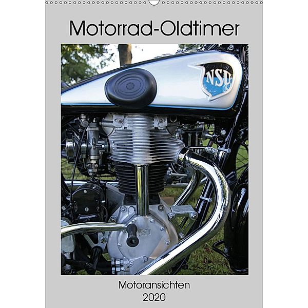 Motorrad Oldtimer - Motoransichten (Wandkalender 2020 DIN A2 hoch), Dirk Ehrentraut