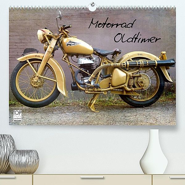 Motorrad Oldtimer (Premium, hochwertiger DIN A2 Wandkalender 2023, Kunstdruck in Hochglanz), Gabi Siebenhühner