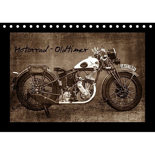 Motorrad Oldtimer (Tischkalender 2018 DIN A5 quer), Gabi Siebenhühner