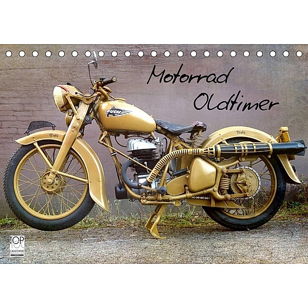 Motorrad Oldtimer (Tischkalender 2023 DIN A5 quer), Gabi Siebenhühner