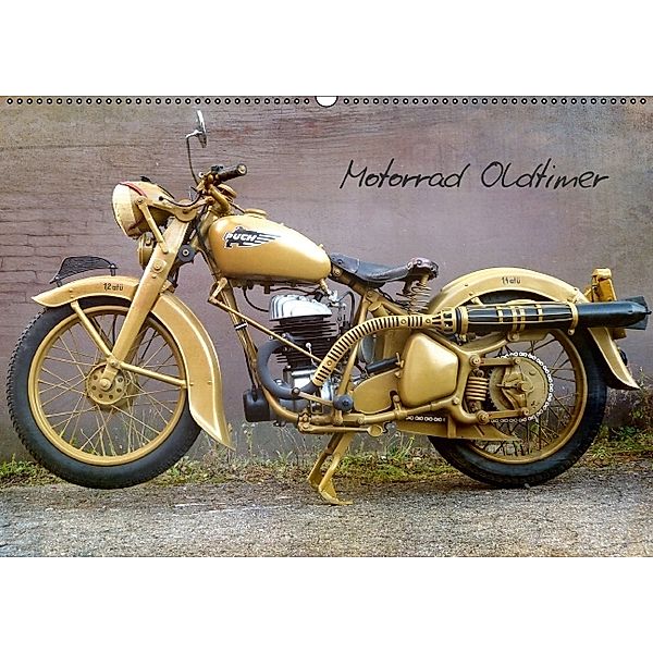 Motorrad Oldtimer (Wandkalender 2014 DIN A2 quer), Gabi Siebenhühner