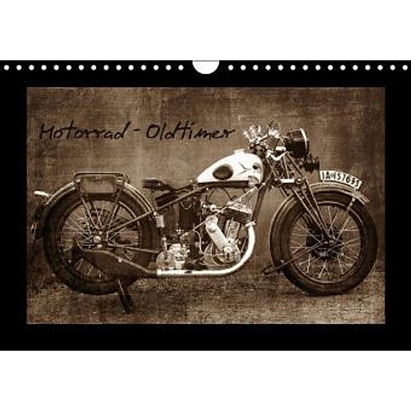 Motorrad Oldtimer (Wandkalender 2015 DIN A4 quer), Gabi Siebenhühner