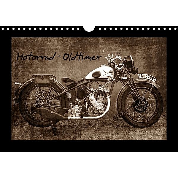 Motorrad Oldtimer (Wandkalender 2018 DIN A4 quer), Gabi Siebenhühner