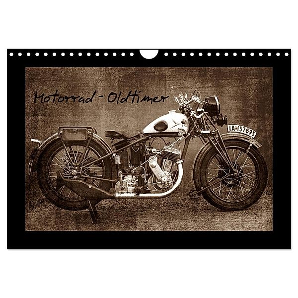 Motorrad Oldtimer (Wandkalender 2025 DIN A4 quer), CALVENDO Monatskalender, Calvendo, Gabi Siebenhühner