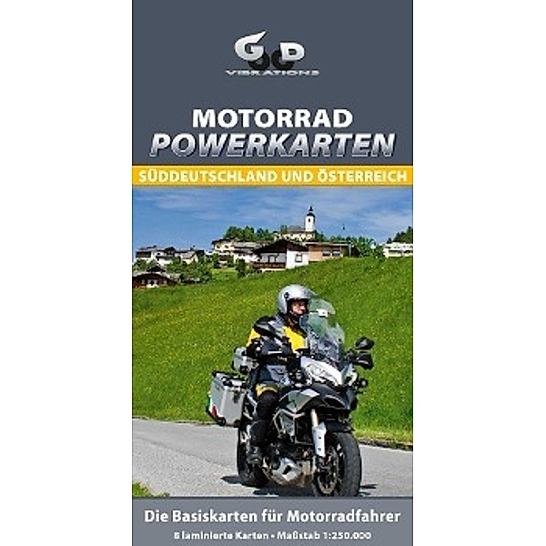 Motorrad Powerkarten Süddeutschland und Österreich, 8 Bl.