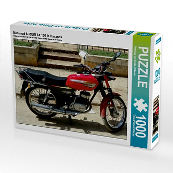 Motorrad SUZUKI AX 100 in Havanna (Puzzle), Henning von Löwis of Menar