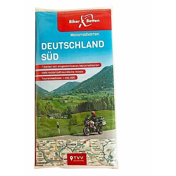 Motorradkarten Set Deutschland Süd